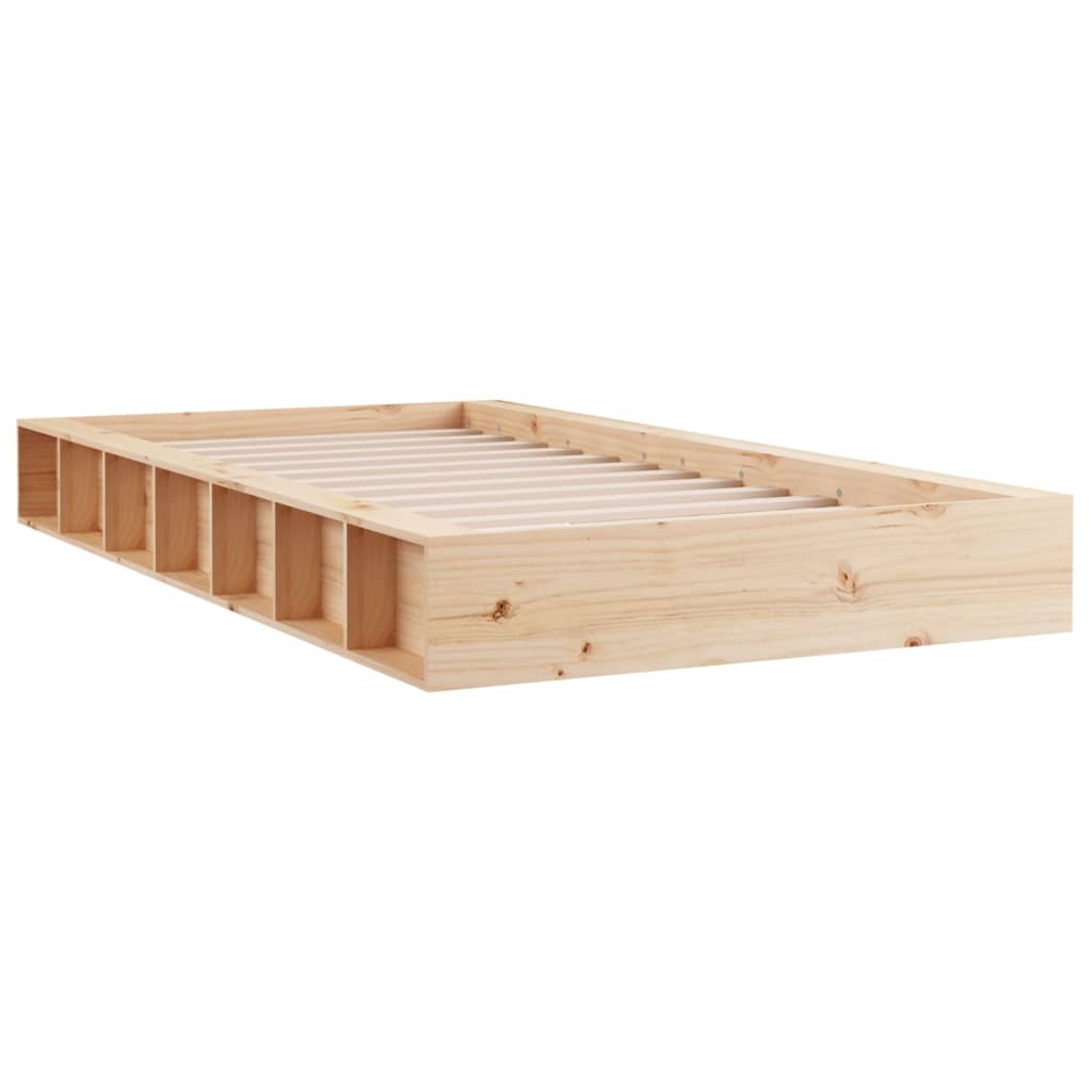 vidaXL Bed Frame 90x200 cm Solid Wood