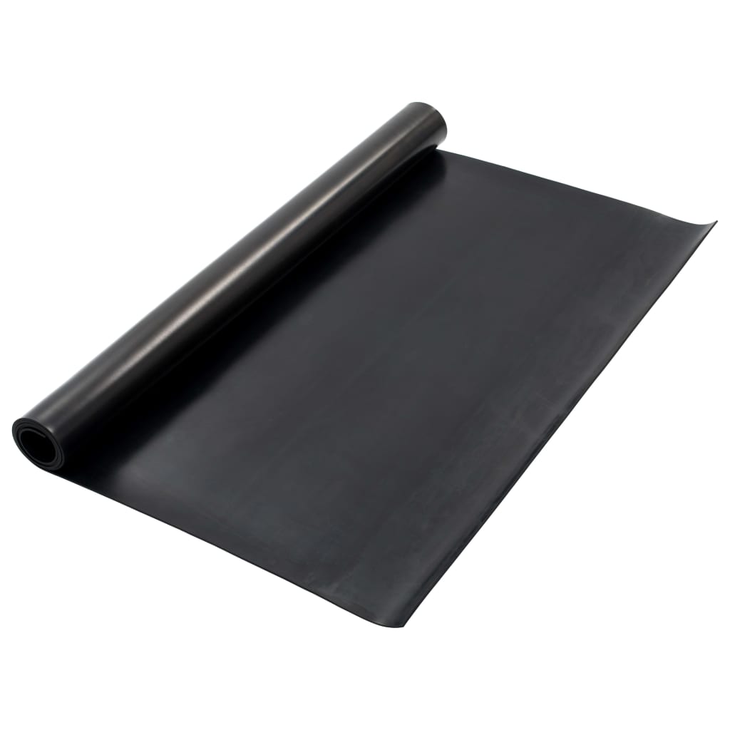 vidaXL Floor Mat Anti-Slip Rubber 1.2x2 m 4 mm Smooth