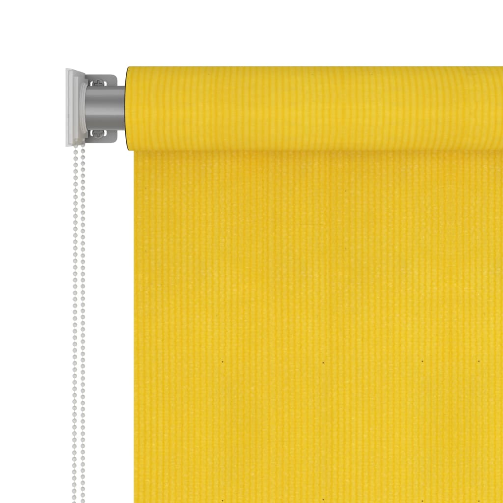 vidaXL Outdoor Roller Blind 60x140 cm Yellow HDPE
