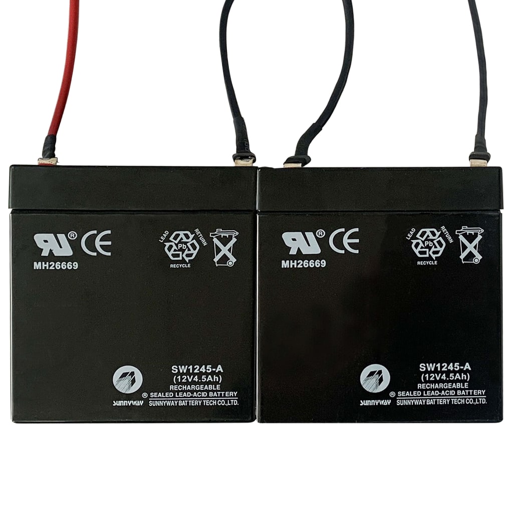 vidaXL Replacement Batteries for Electric Scooters 2 pcs 12V 4.5Ah