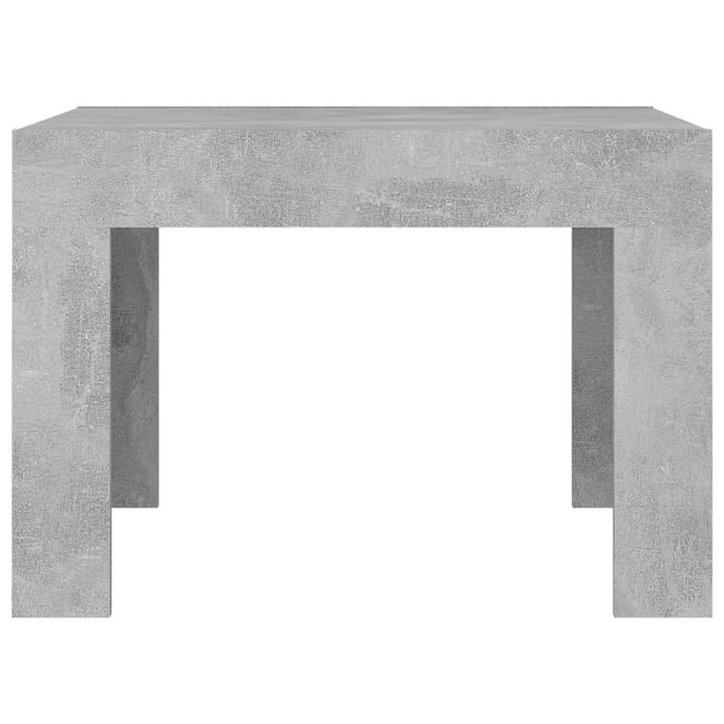 vidaXL Coffee Table Concrete Grey 50x50x35 cm Engineered Wood