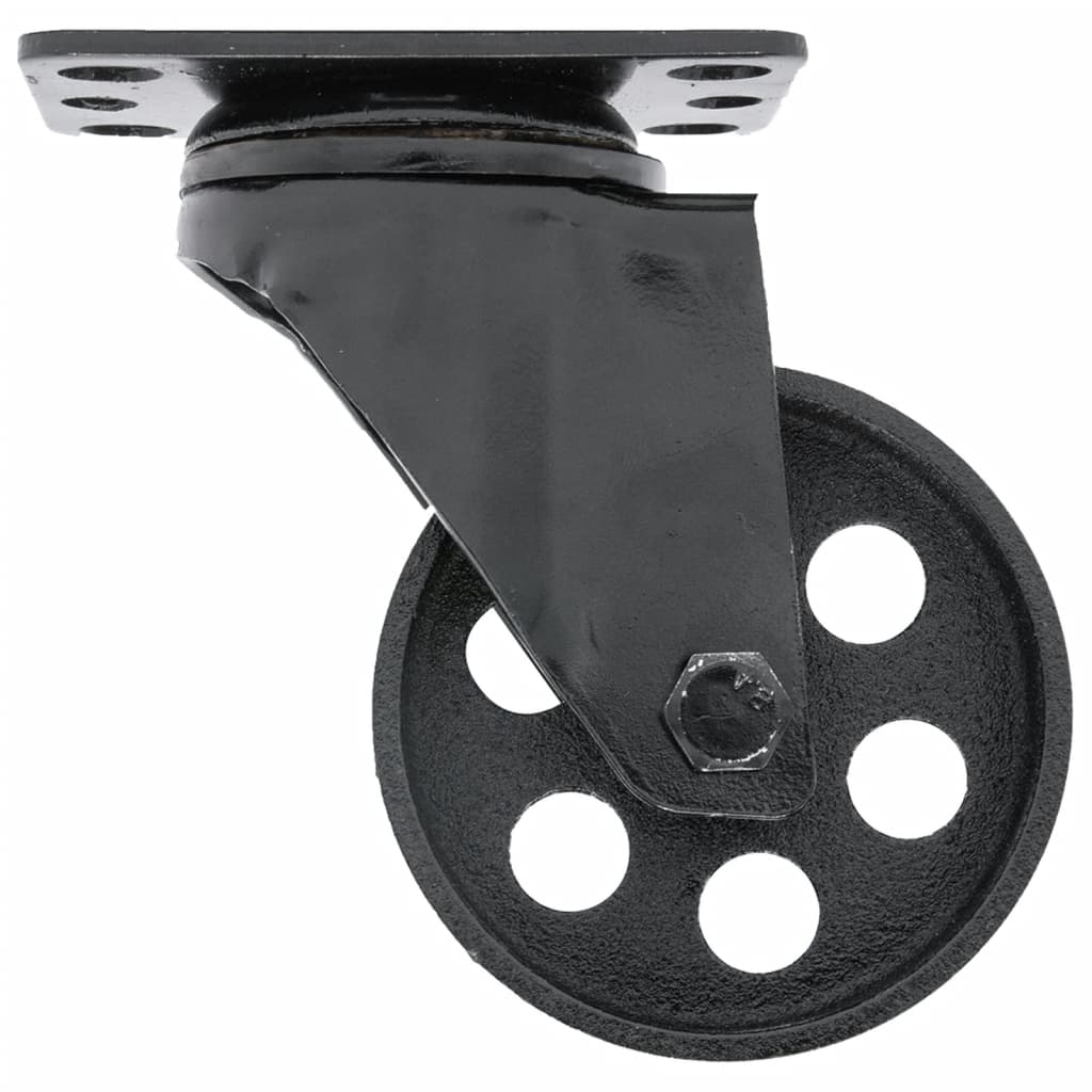Mac Lean Swivel Caster Wheel 92 mm 4 pcs Black
