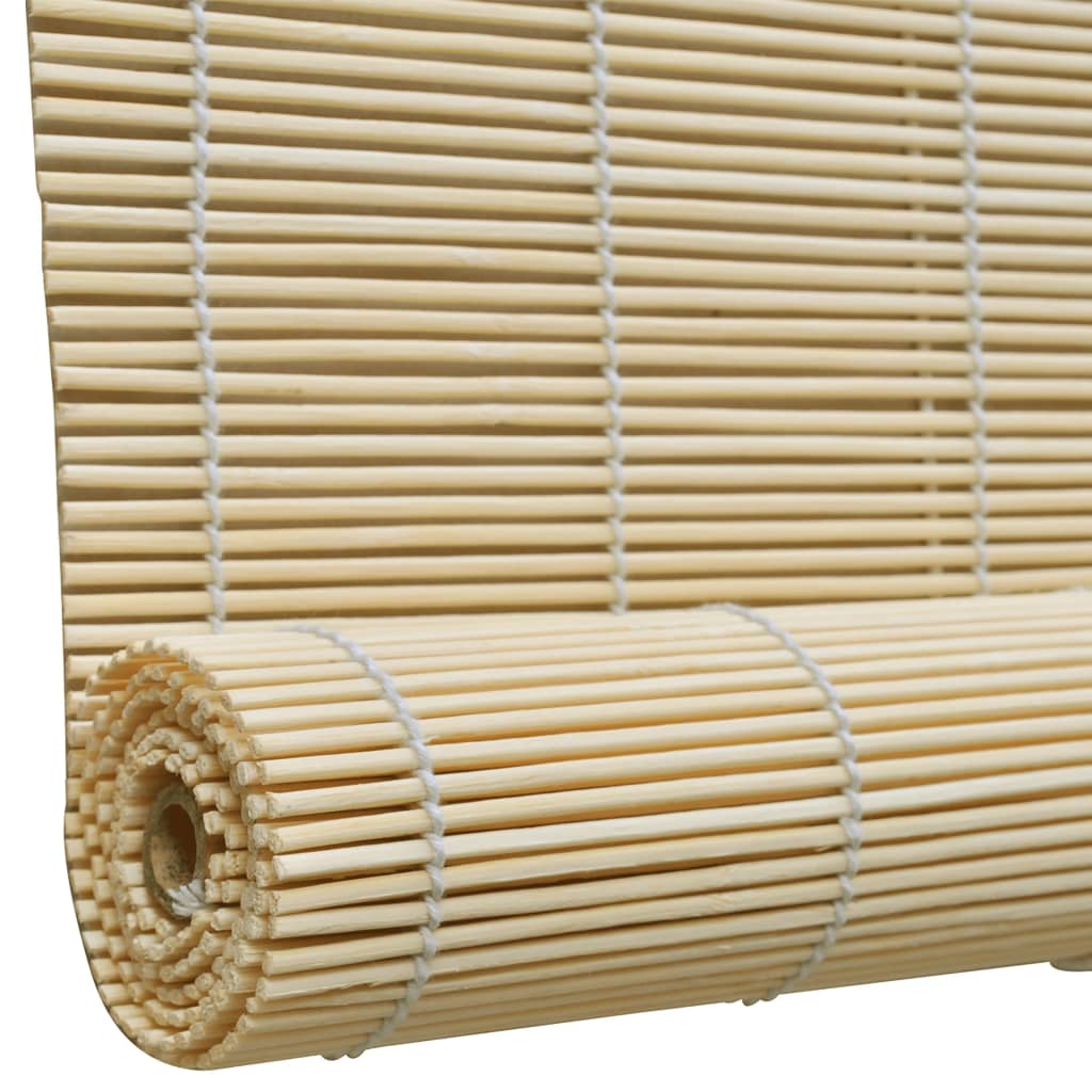 vidaXL Natural Bamboo Roller Blinds 100 x 160 cm