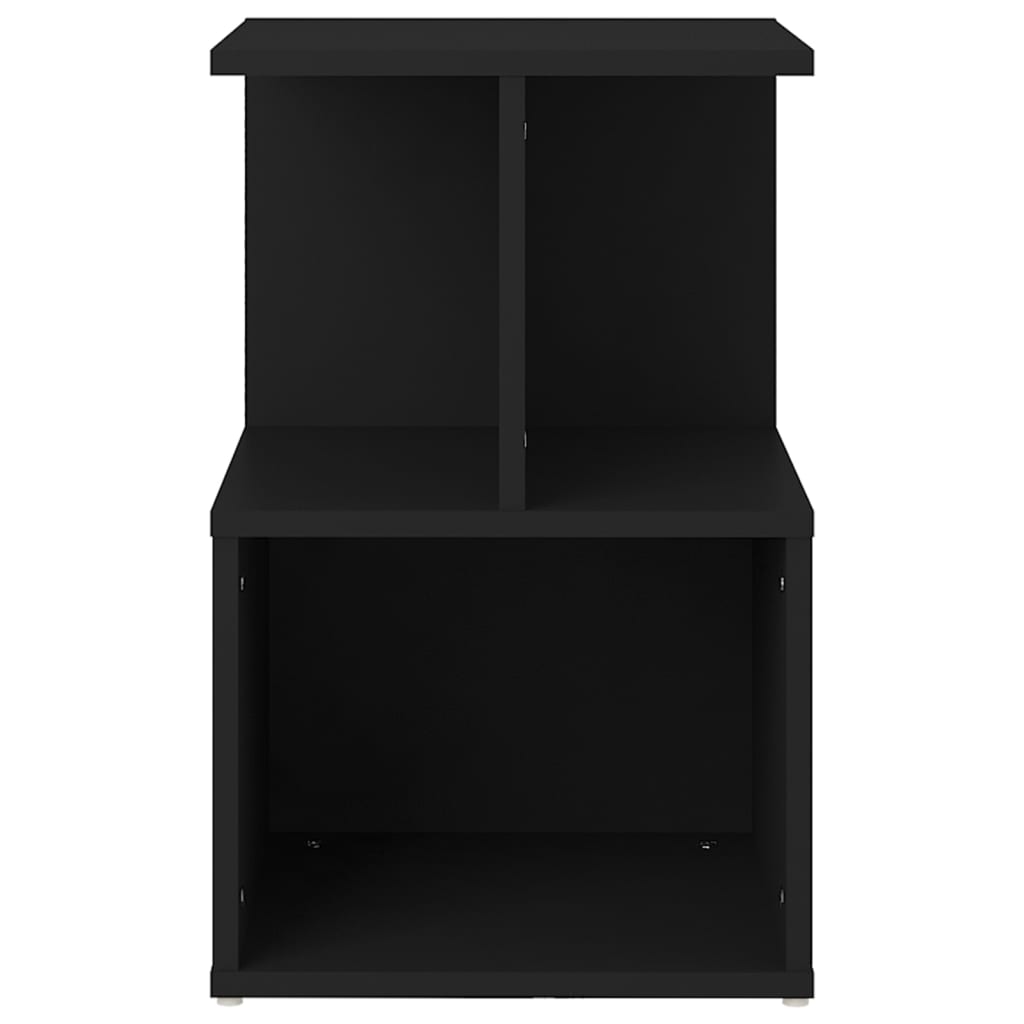 vidaXL Bedside Cabinets 2 pcs Black 35x35x55 cm Engineered Wood