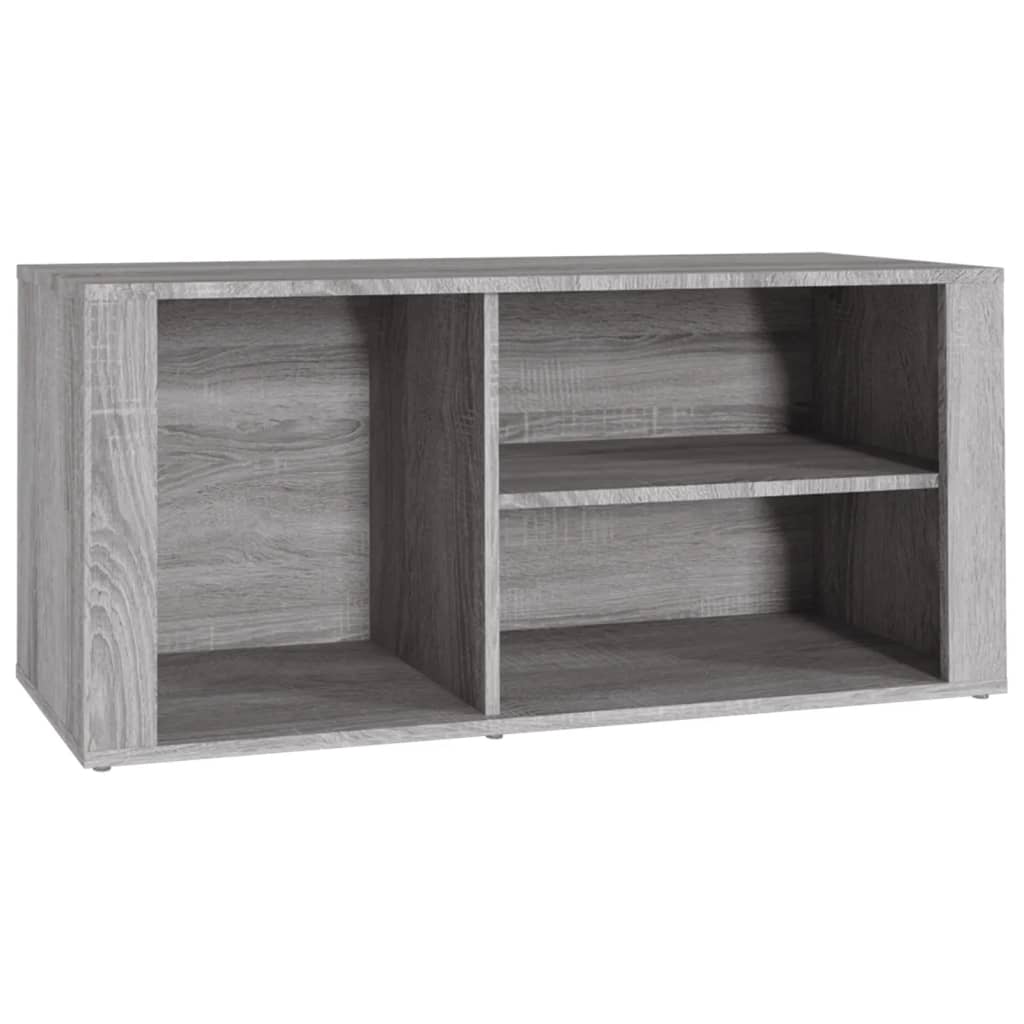 vidaXL Shoe Cabinet Grey Sonoma 100x35x45 cm Engineered Wood