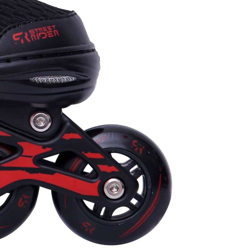 Street Rider Adjustable Inline Skates Pro Black Size 38-42
