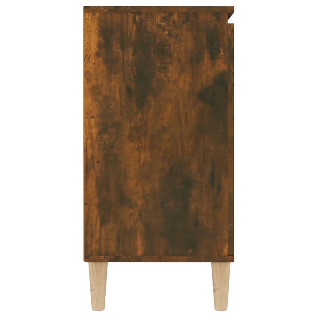 vidaXL Sideboard Smoked Oak 103.5x35x70 cm Engineered Wood