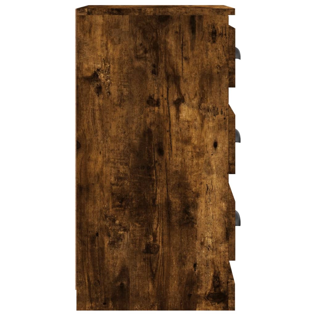 vidaXL Sideboard Smoked Oak 36x35.5x67.5 cm Engineered Wood