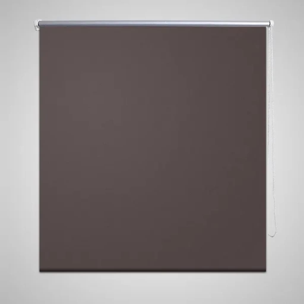 Roller Blind Blackout 100 x 230 cm Coffee