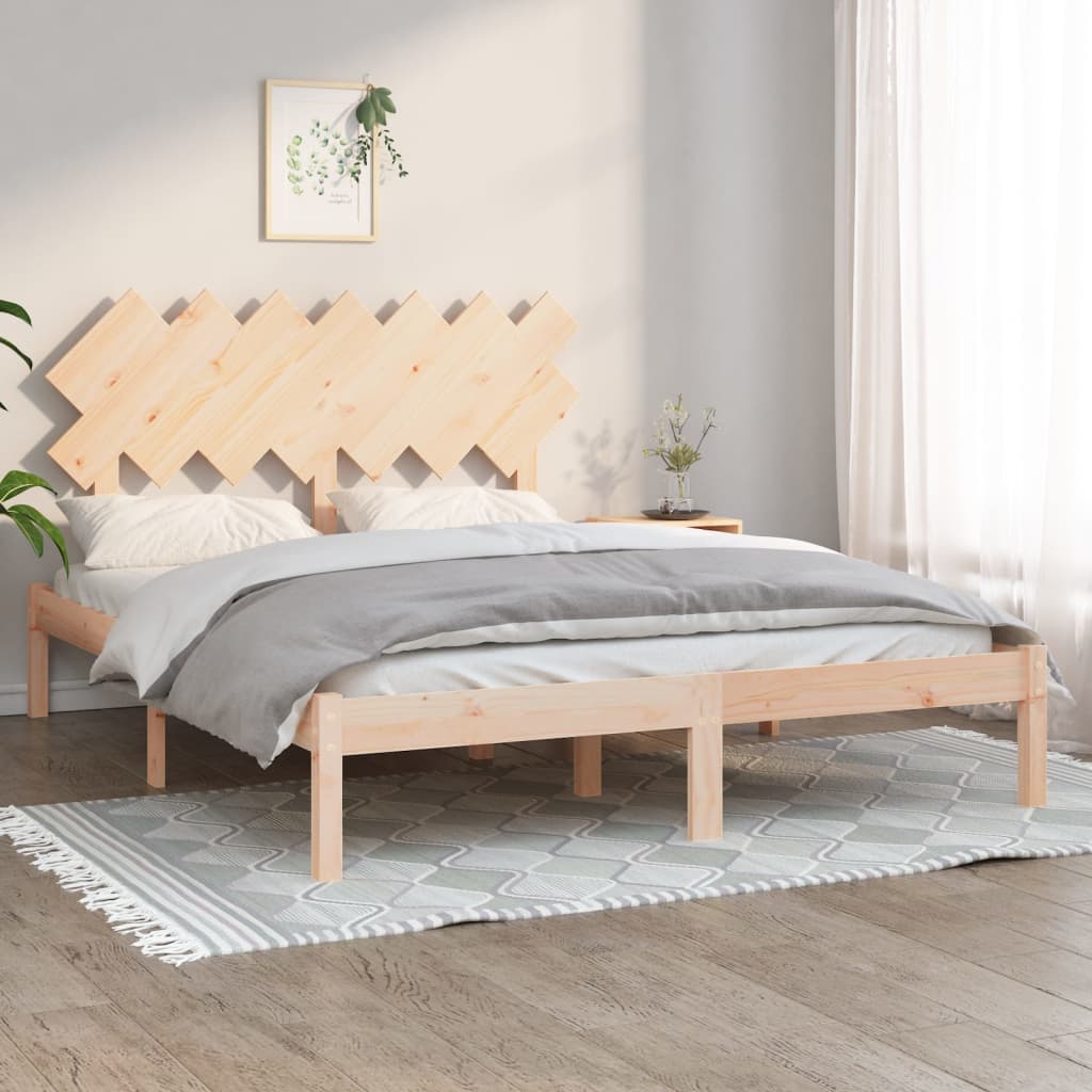 vidaXL Bed Frame 140x200 cm Solid Wood