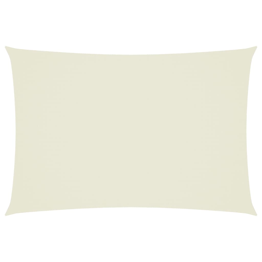 vidaXL Sunshade Sail Oxford Fabric Rectangular 3x5 m Cream