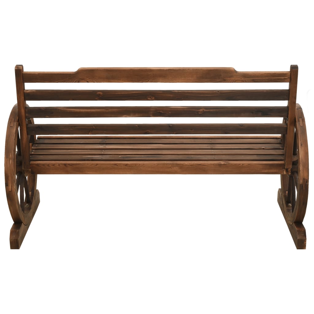 vidaXL Garden Bench 112 cm Solid Firwood