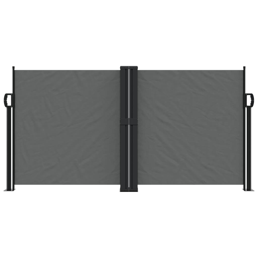 vidaXL Retractable Side Awning Anthracite 120x1000 cm
