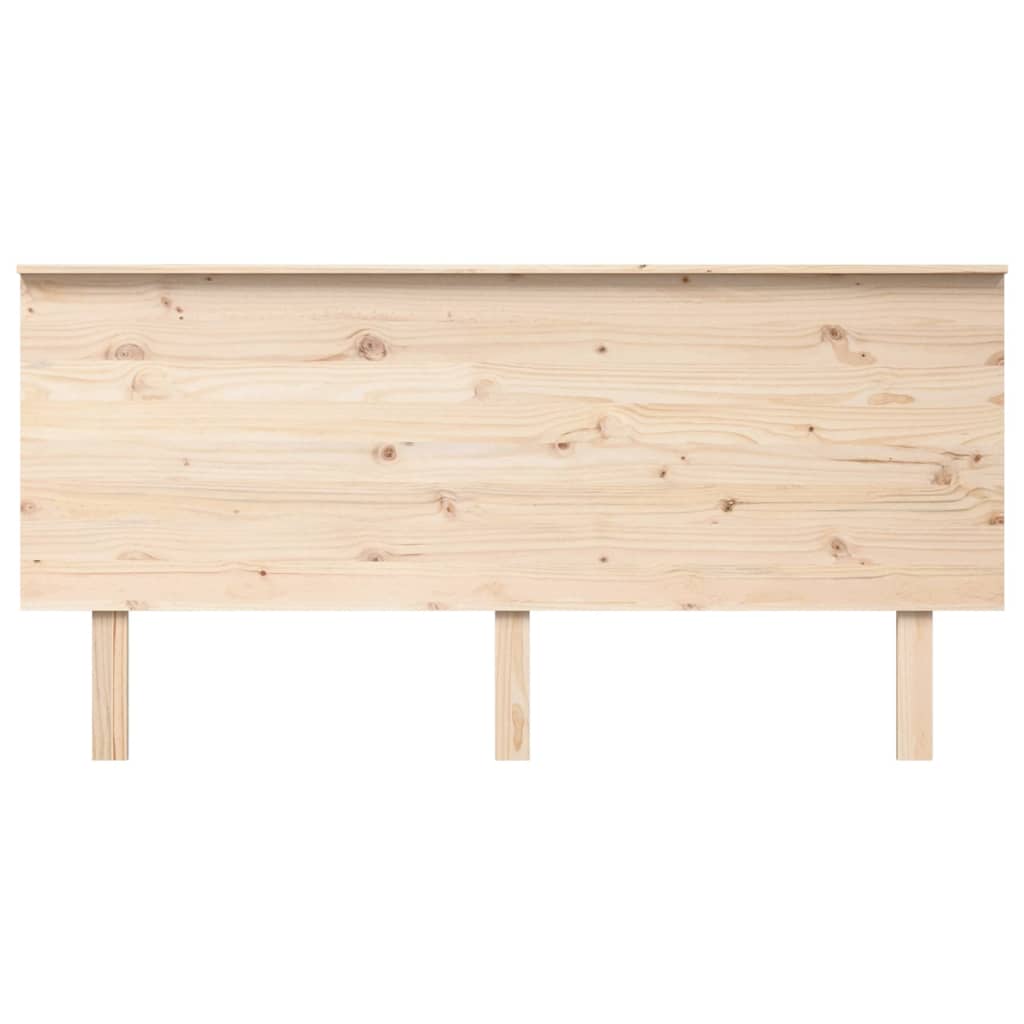 vidaXL Bed Headboard 164x6x82.5 cm Solid Wood Pine