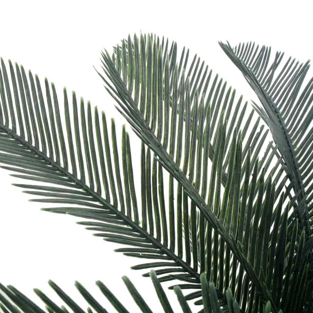 vidaXL Artificial Plant Cycas Palm with Pot Green 125 cm