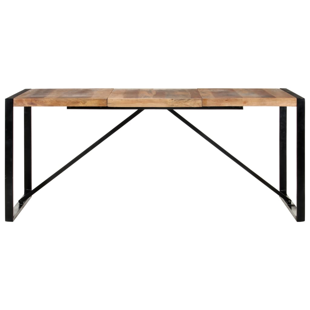 vidaXL Dining Table 180x90x75 cm Solid Wood with Sheesham Finish
