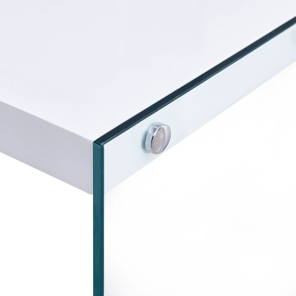 vidaXL Console Table White 80x29x75.5 cm MDF