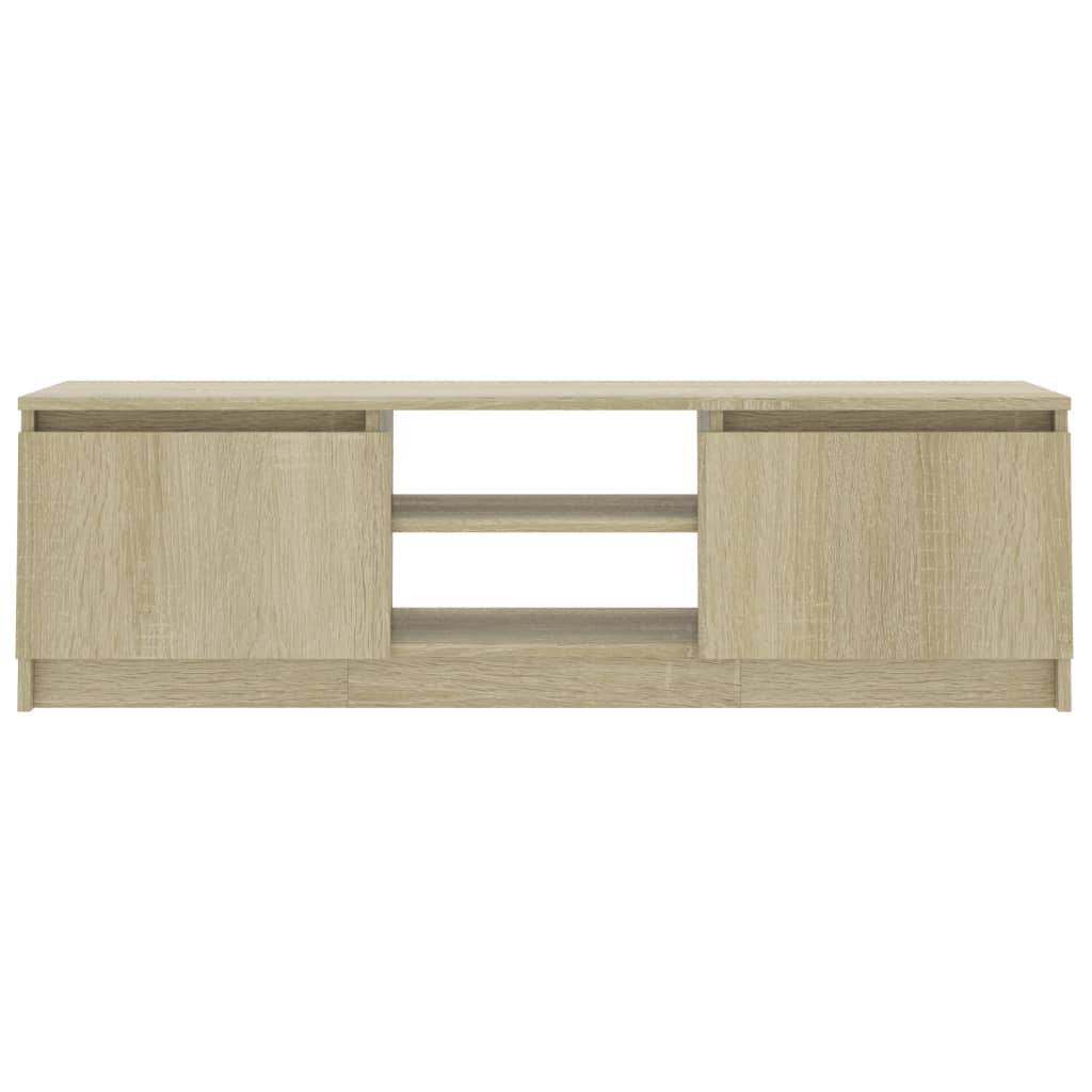 vidaXL TV Cabinet Sonoma Oak 120x30x35.5 cm Engineered Wood