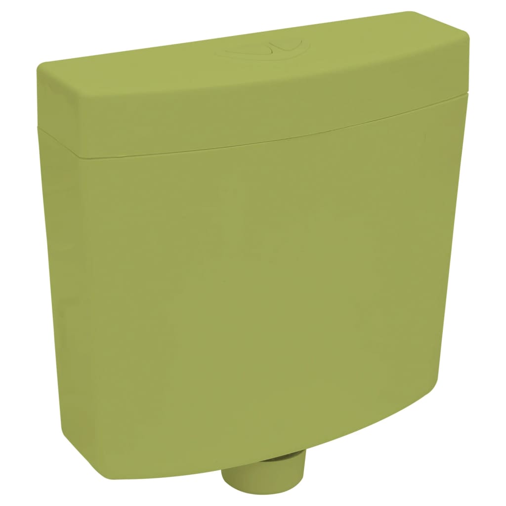 vidaXL Toilet Cistern with Bottom Water Inlet 3/6 L Olive