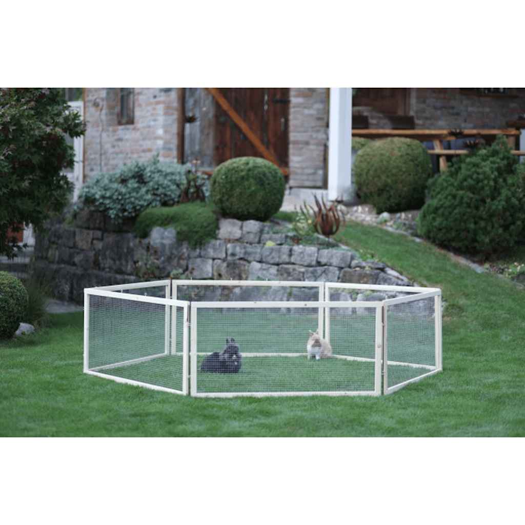 KERBL PET CampingNet Recinzione Da Campeggio Per Cani – Verde, H80cm X L20m Con Pali - 3