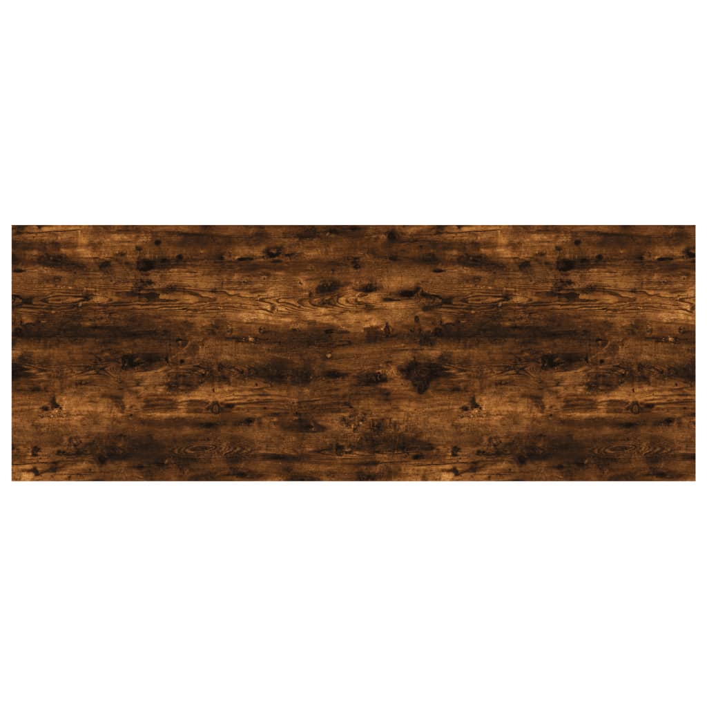 vidaXL Wall Shelves 4 pcs Smoked Oak 80x30x1.5 cm Engineered Wood