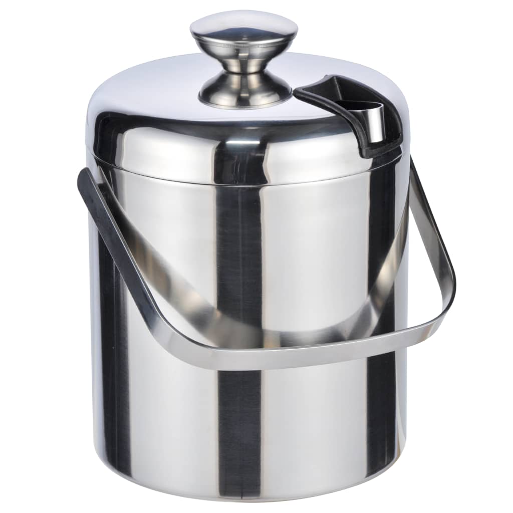 HI Ice Bucket with Lid and Tongs