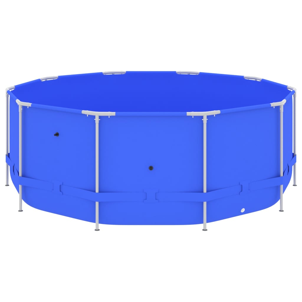 vidaXL Swimming Pool with Steel Frame 367x122 cm Blue
