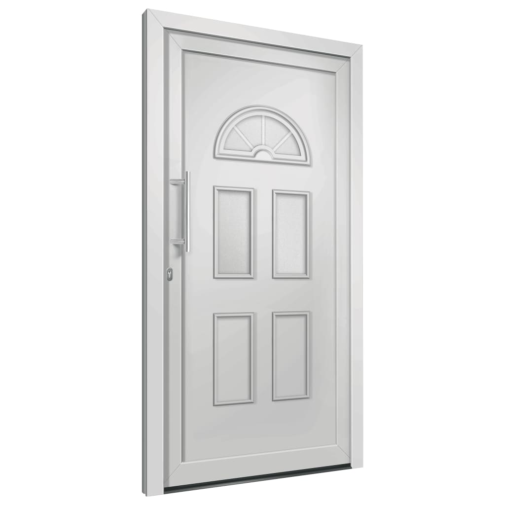 vidaXL Front Door White 110x210 cm