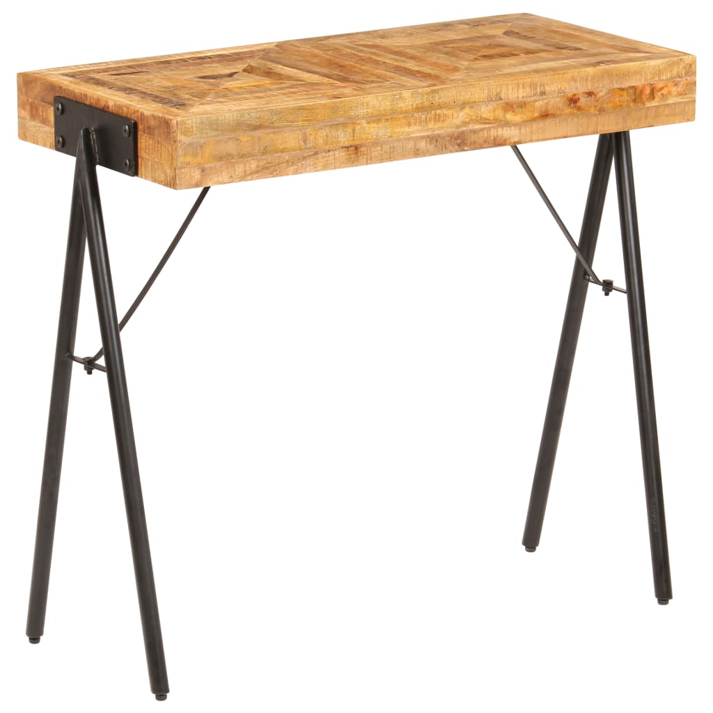 vidaXL Console Table Solid Mango Wood 80x40x75 cm