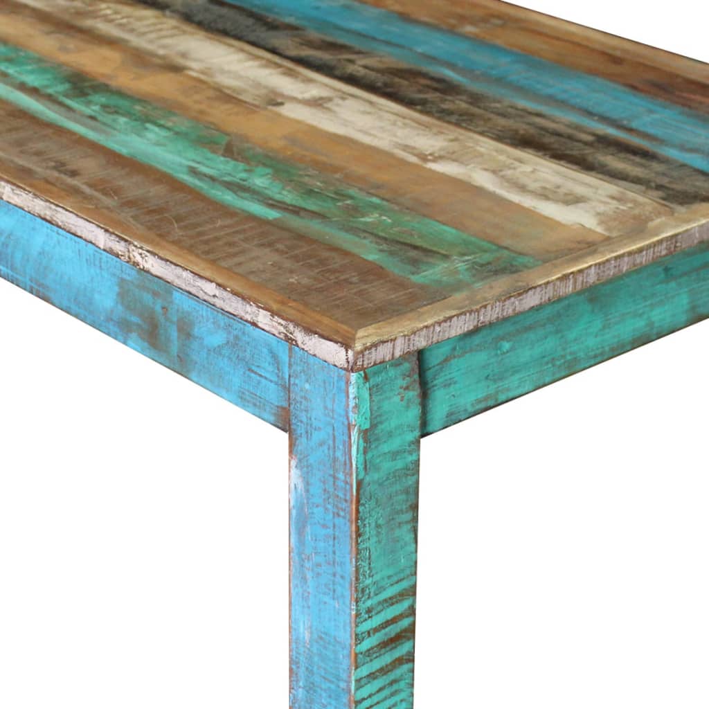 vidaXL Bar Table Solid Reclaimed Wood 115x60x107 cm