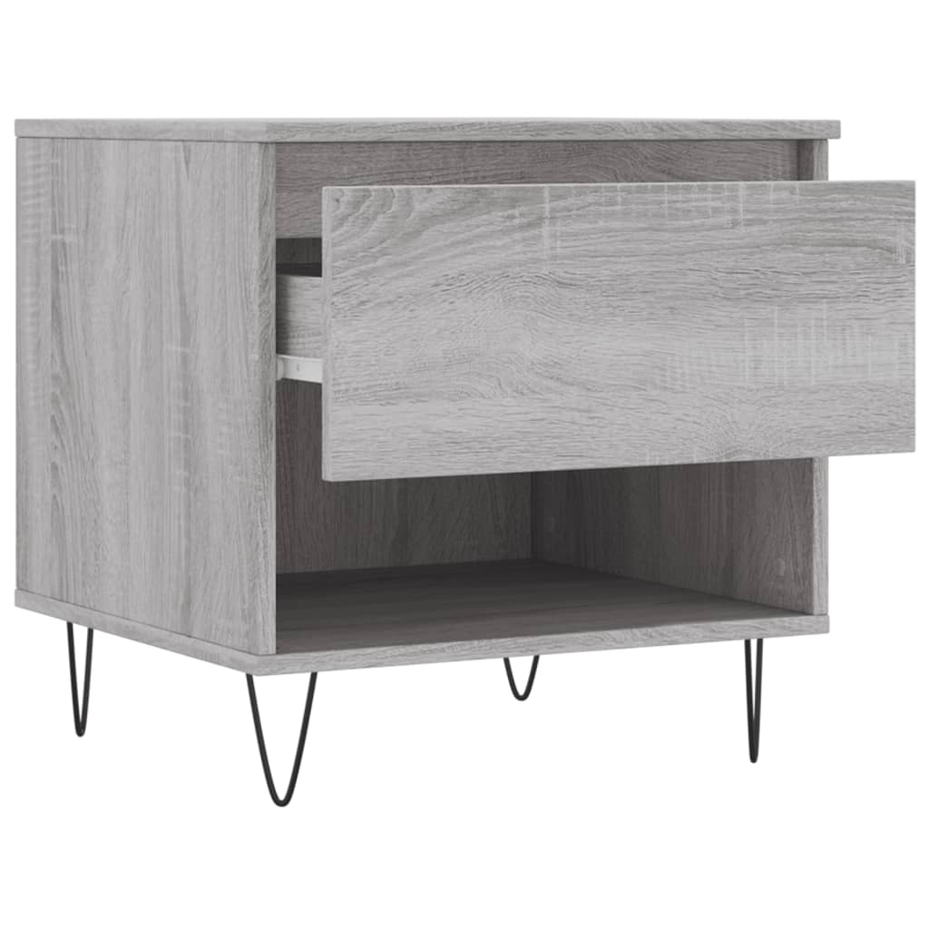 vidaXL Coffee Tables 2 pcs Grey Sonoma 50x46x50 cm Engineered Wood
