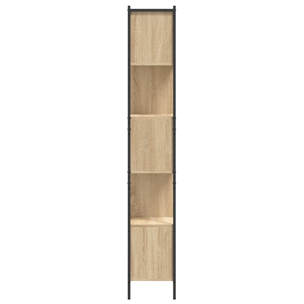 vidaXL Bookcase Sonoma Oak 72x28x172 cm Engineered Wood