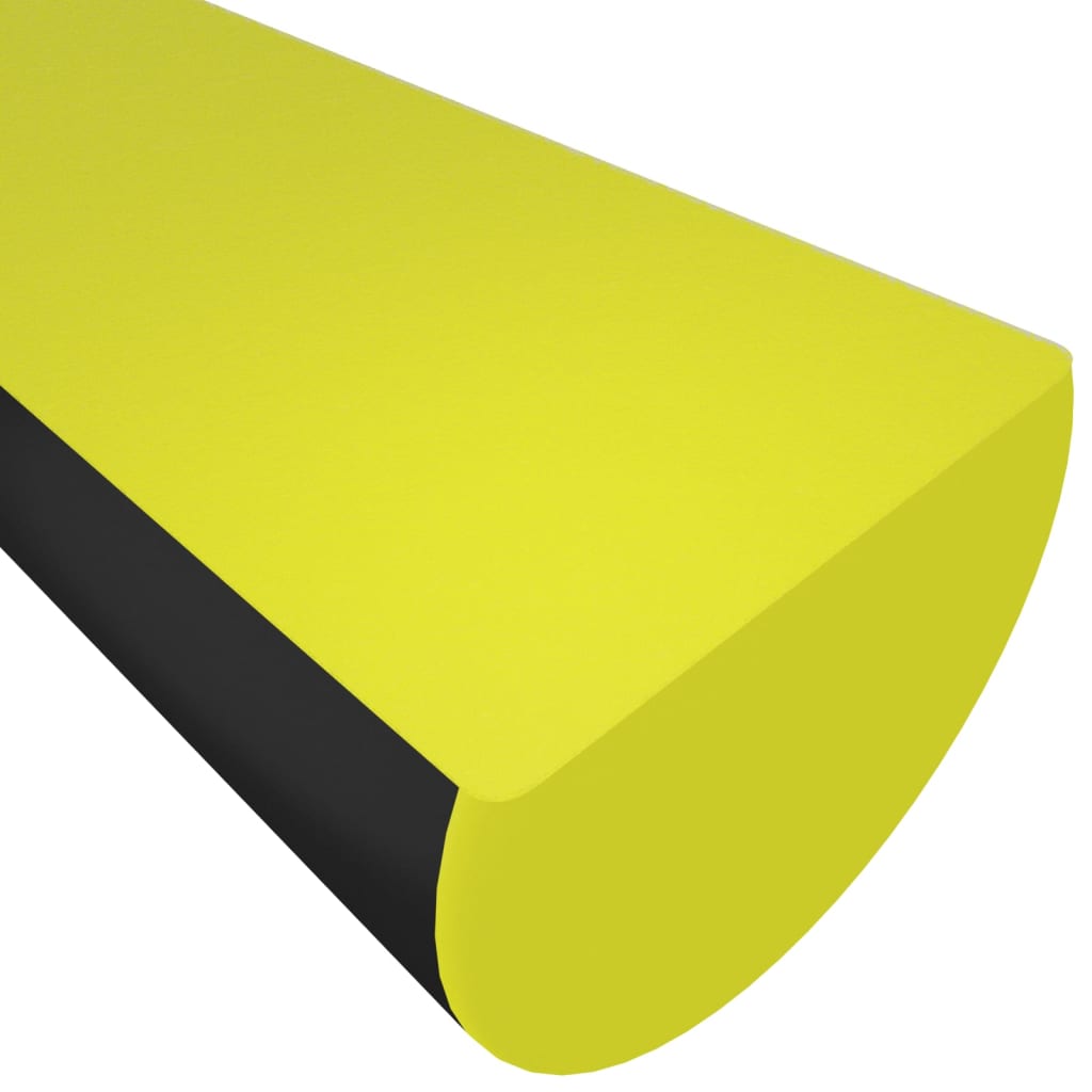 vidaXL Corner Protector Yellow&Black 4x3x100 cm PU