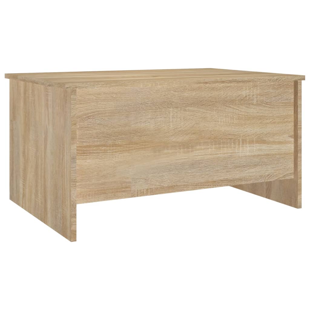 vidaXL Coffee Table Sonoma Oak 80x55.5x41.5 cm Engineered Wood
