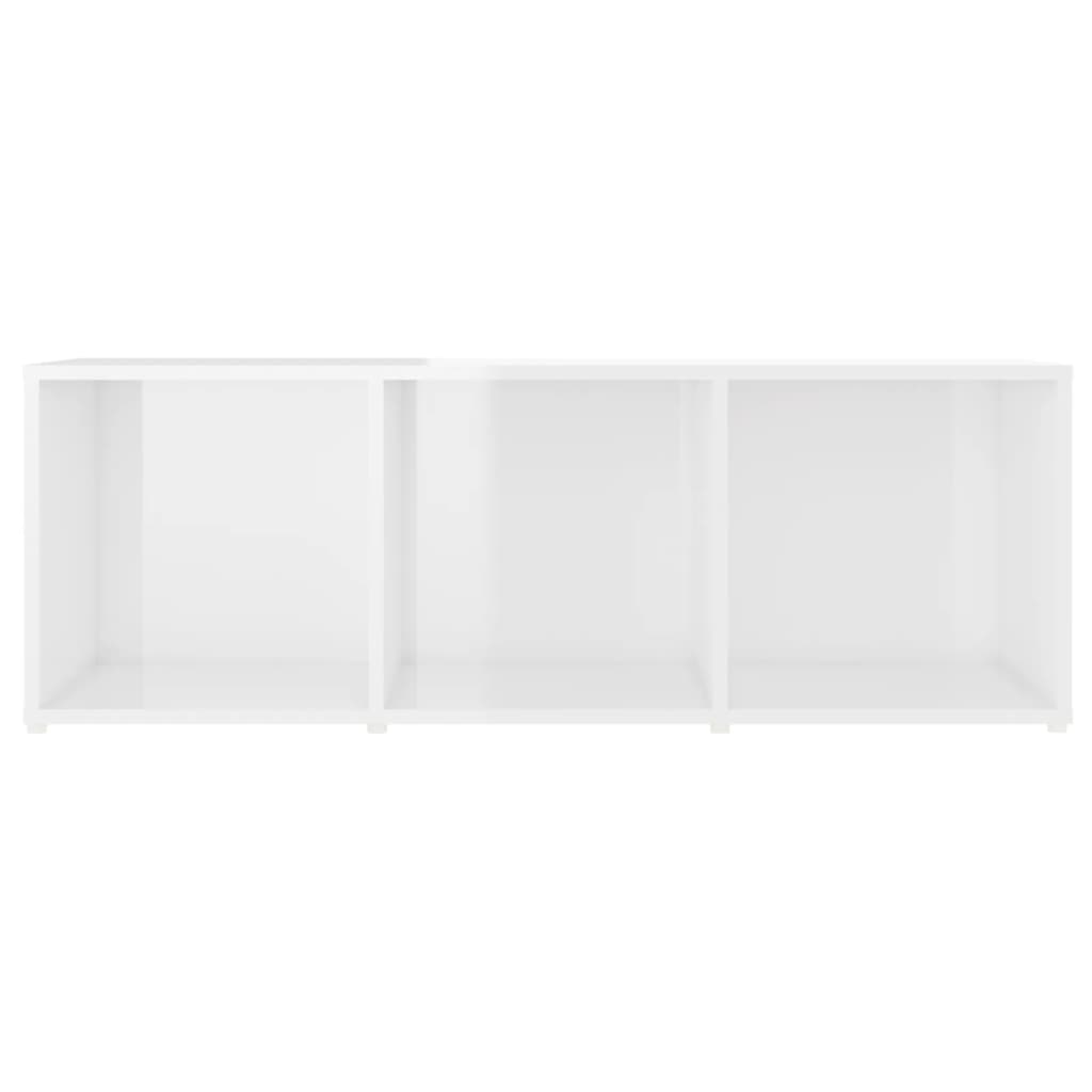 vidaXL TV Cabinets 4 pcs High Gloss White 107x35x37 cm Engineered Wood
