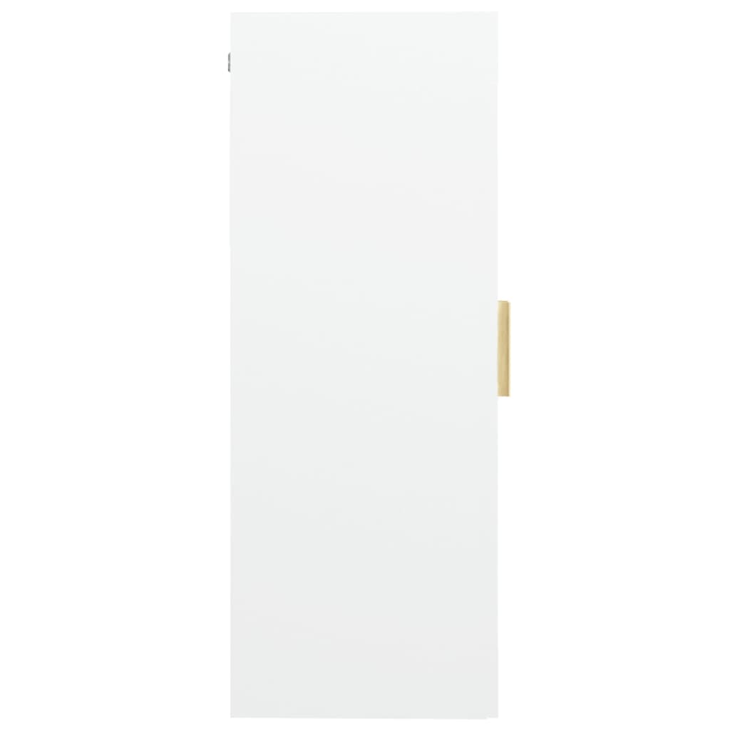 vidaXL Hanging Wall Cabinet White 69.5x34x90 cm