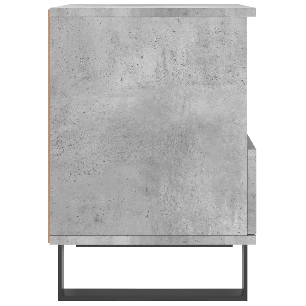 vidaXL Bedside Cabinet Concrete Grey 40x35x50 cm Engineered Wood