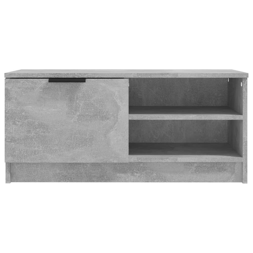 vidaXL TV Cabinet Concrete Grey 80x35x36.5 cm Engineered Wood