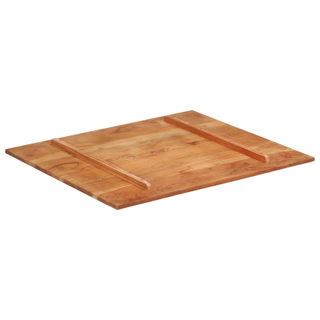 vidaXL Table Top Solid Wood Acacia 15-16 mm 70x80 cm