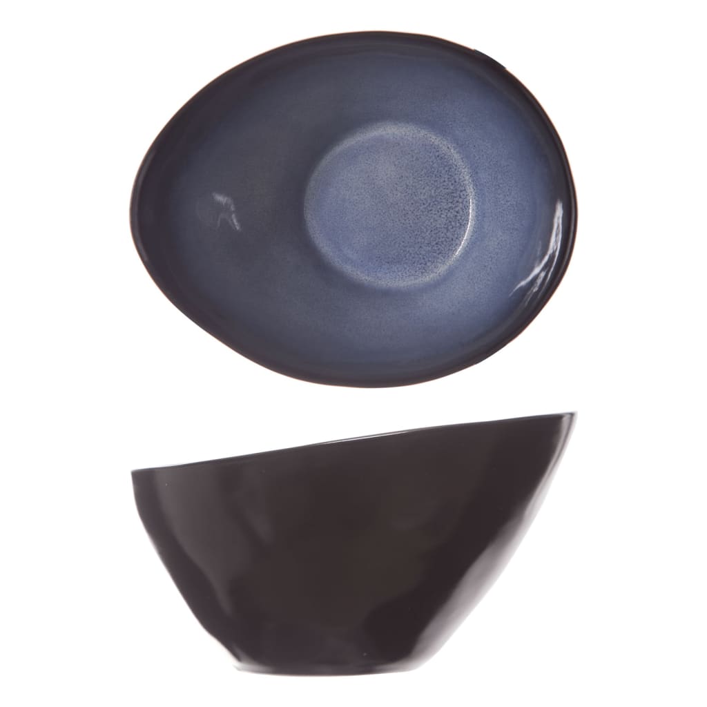 Cosy & Trendy Bowl Sapphire 6 pcs Oval 15x12x8.5 cm Sapphire Blue