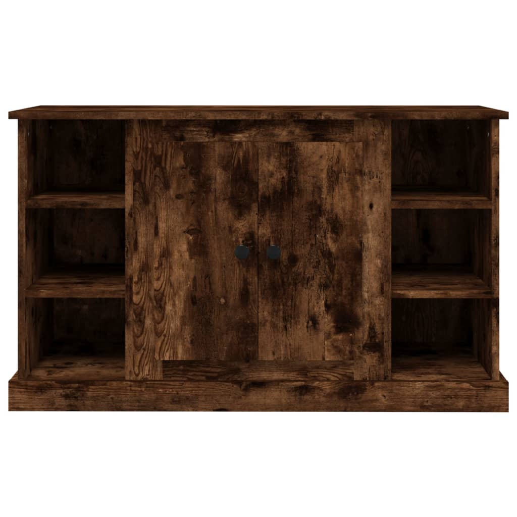 vidaXL Sideboard Smoked Oak 100x35.5x60 cm Engineered Wood