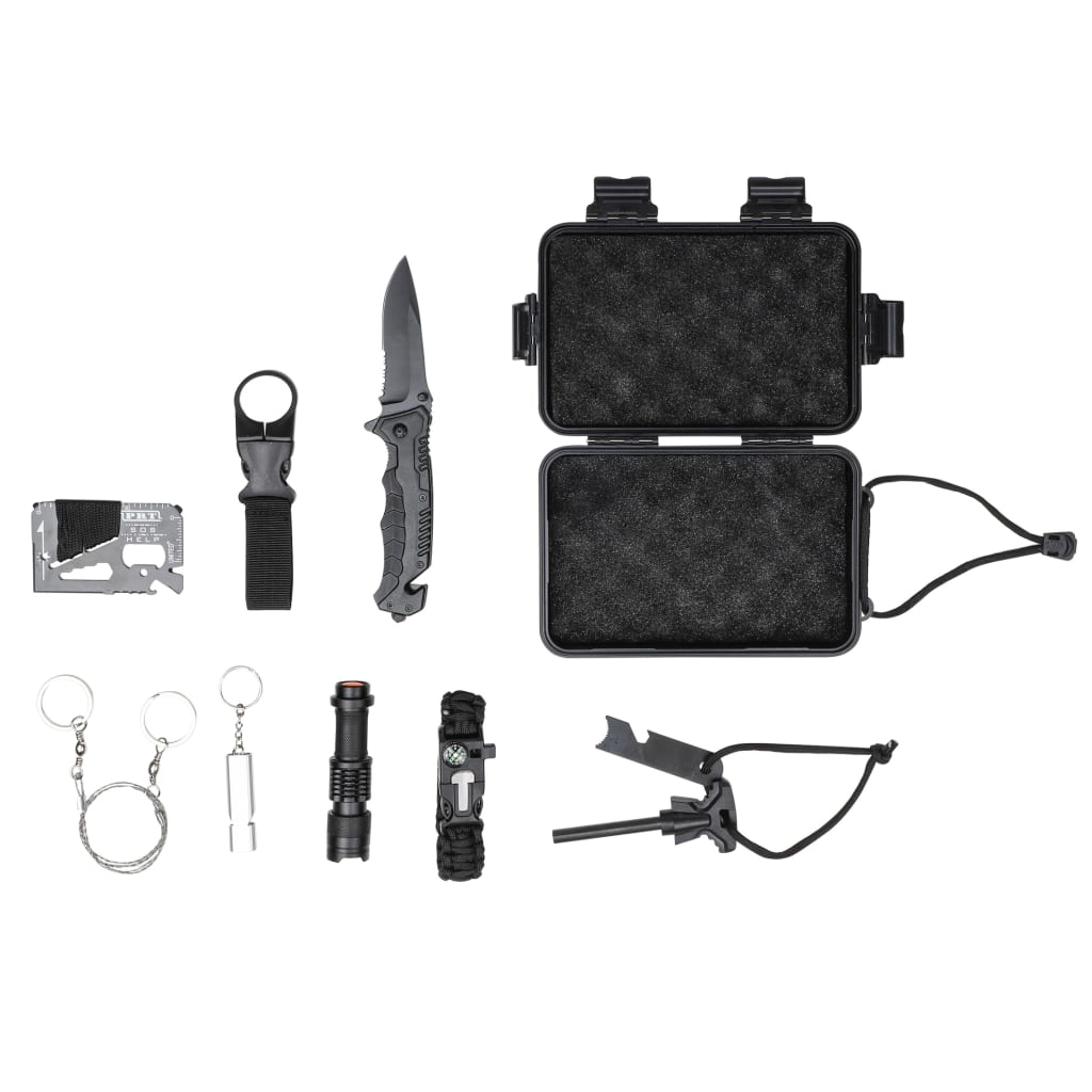 HI Survival Kit Set with 10 pcs Black