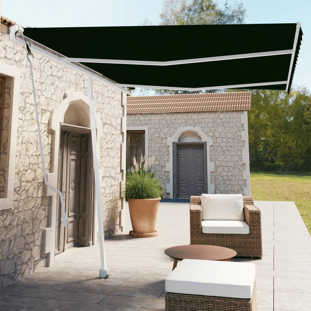 vidaXL Freestanding Automatic Awning 350x250 cm Anthracite