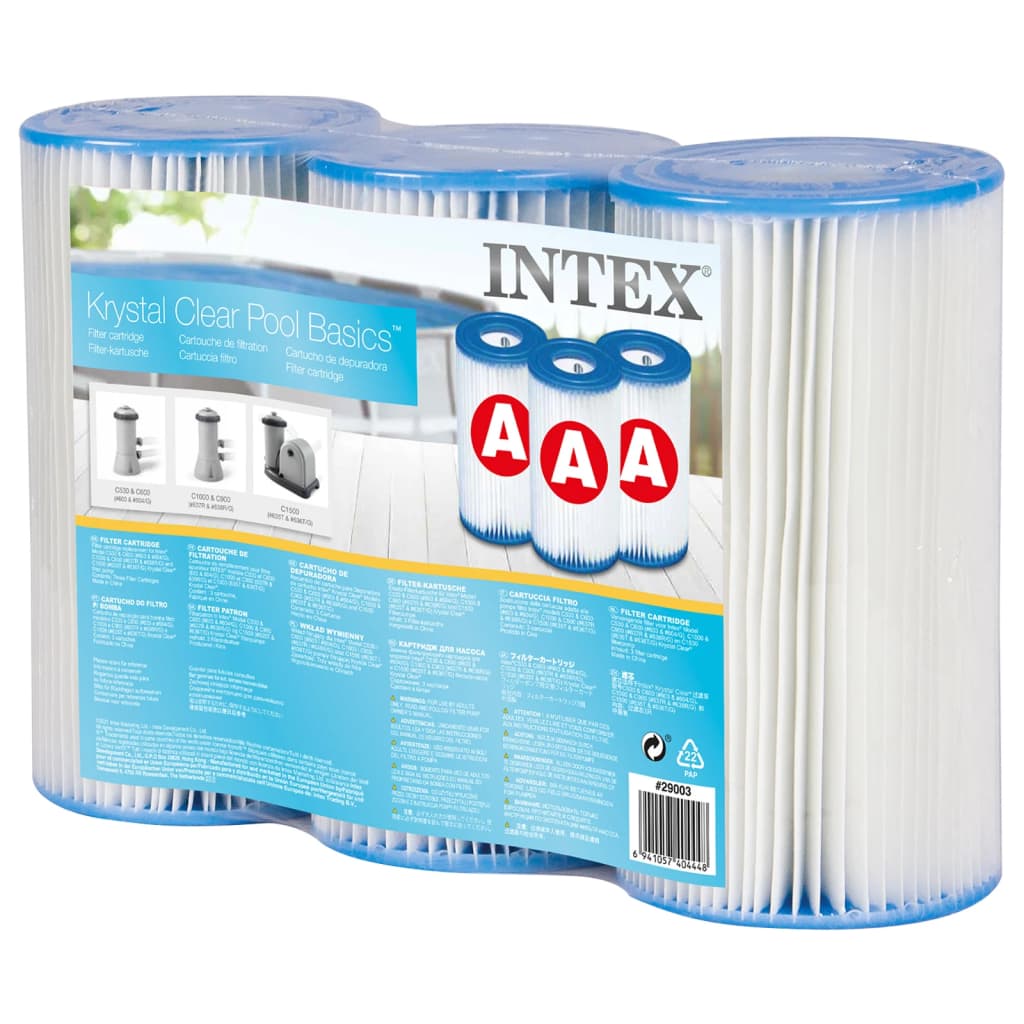 Intex Filter Cartridge Tri-Pack 29003