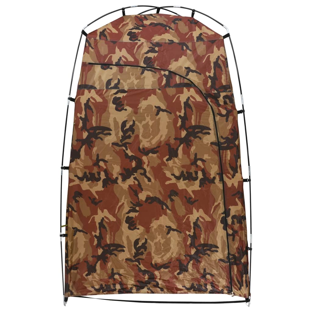 vidaXL Shower/WC/Changing Tent Camouflage