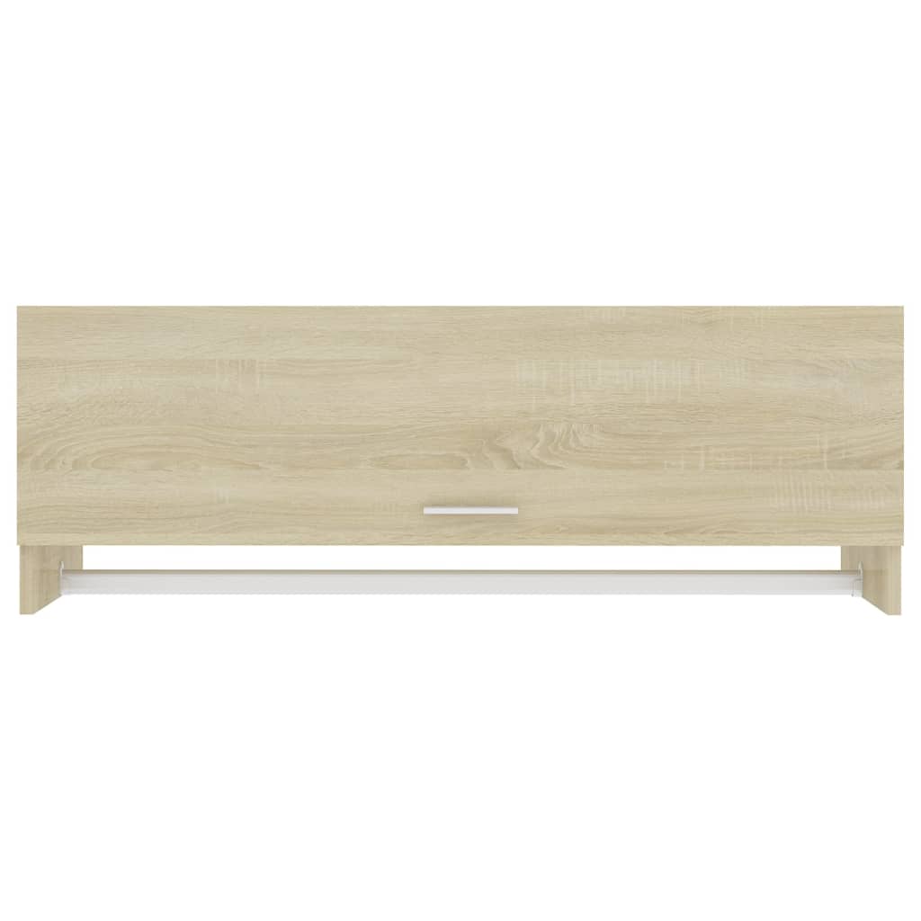 vidaXL Wardrobe Sonoma Oak 100x32.5x35 cm Engineered Wood
