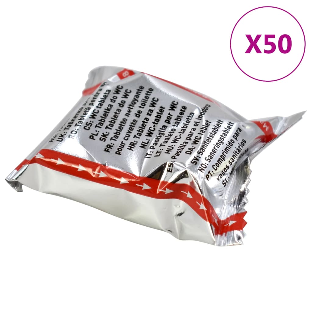 vidaXL Toilet Cleaning Tablets 50 pcs Urinal Cleaners
