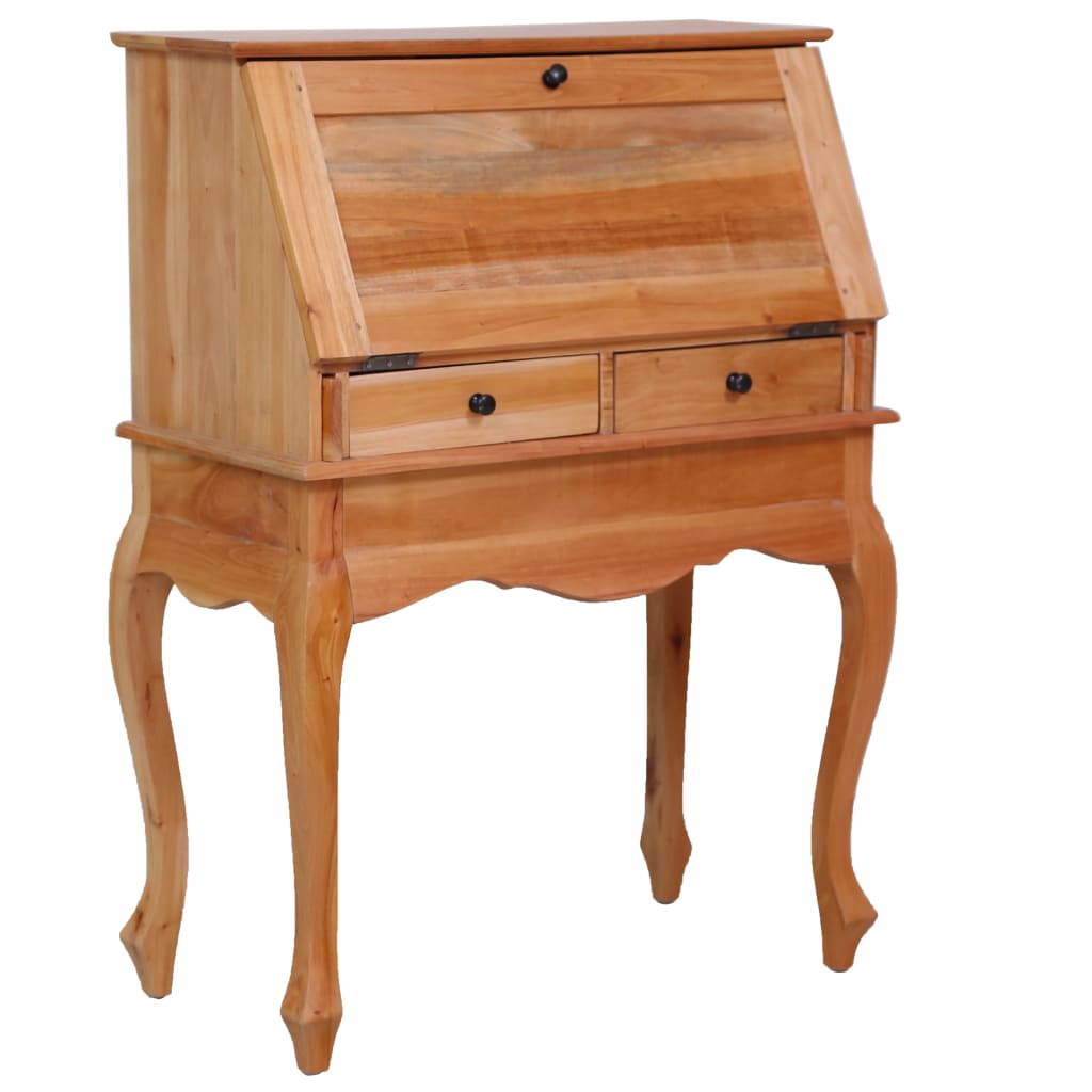 vidaXL Secretary Desk 78x42x103 cm Solid Mahogany Wood