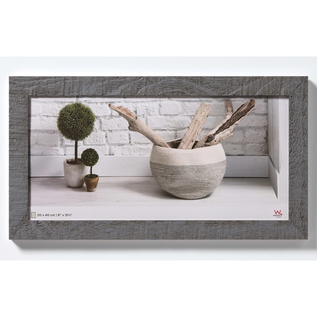 Walther Design Picture Frame Home 20x40 cm Grey