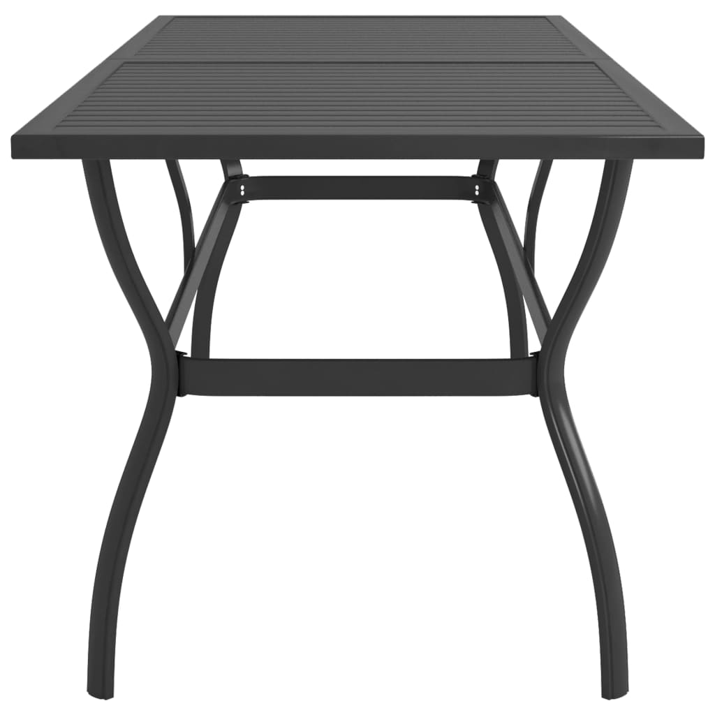 vidaXL Garden Table Anthracite 190x80x72 cm Steel